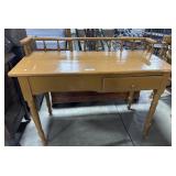 Antique Gallery Rail Writing Desk.
