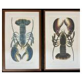 Pair Of Signed & Numbered Copper Block Prints.