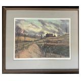 Signed & Numbered R. Forquer Landscape Print.
