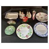 Gaudy Welsh & Transferware Plates, Japan Figurines