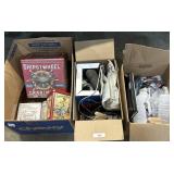 Medical Supplies, Shaver, Nautical Tins.