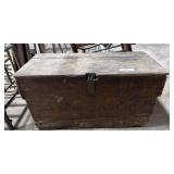 Local Antique Trunk, Marked Womelsdorf PA.