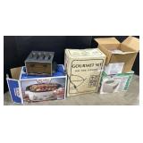 Crock-Pot, Toaster, Wok, Humidifier.