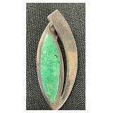 Silver Turquoise Pendant.