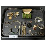 Lot Of Costume Jewelry, Necklaces, Watches, Rings.