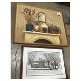 Eric Mohn Print & Large Huntington Painting.