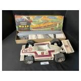 Lindberg Aircraft Carrier Model, Texaco Racecar.