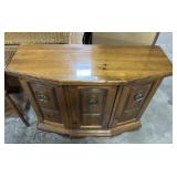 Traditional Style Pine Console Table.