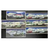 6 NOS Hess Trucks, Racers, Motorcycles,