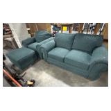 Clean Comfy Broyhill Loveseat & Armchair.