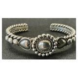 Navajo Sterling Silver Cuff Bracelet.