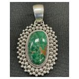 Navajo Sterling Silver & Rayston Turquoise