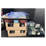 Large Lot Of Various String Lights.