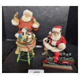 Coca Cola Santa Figures & Train.