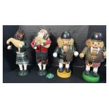 2 Byers Choice Figures & 2 Nutcrackers.