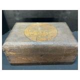 Early 20th C. Folk Art Wooden Box.
