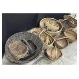 19 Primitive Baskets.