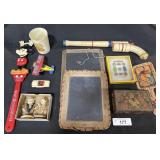 Vintage Toys, Slate Chalk Boards, Wedding Figures.