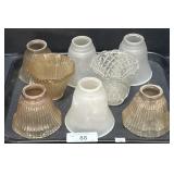 Vintage Glass Lampshades.