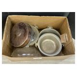 Vintage Bowls& Pans.