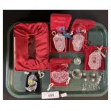 Waterford Crystal Christmas Ornaments.
