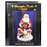 Large Chris Radko Santa Coca Cola Snack Jar.