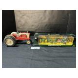 Die Cast Ertl Ford & Atheann John Deere Tractors.