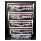 5 1988-1989 Hess Truck W/ Boxes.