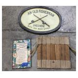 Relax Co. Portable Chair, Fishing Signs.