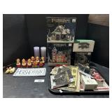 Christmas Candles, Village Buildings & Accessories