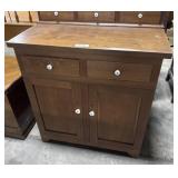Antique Walnute Butternut Cabinet.