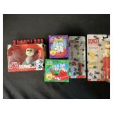 NOS Disney 101 Dalmatians Snow Globes, Pen, Toys.