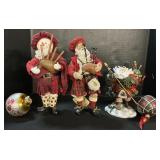Christmas Scottish Figurines, KSA, PDL, Ornaments.