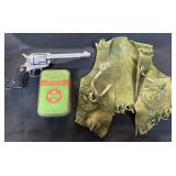 Stallion 45 Cap Gun, Boy Scouts First Aid Kit.
