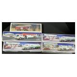 5 NOS Hess Trucks, Fire Truck Bank, Racer.n