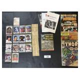Sports Trading Cards, DC & Marvel Comics.