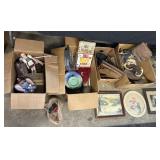 Art Prints, Dolls, Poker Chips, Buck Antlers.
