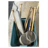 8 Baseball Bats, Fish Bait Catcher.