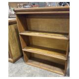 Vtg Oak Stackable Bookshelf.