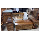 Traditional Style Cherry Coffee & Accent Tables.