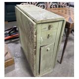 Vtg Pine DropLeaf Crafting Table.