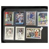 Autographed Baseball Cards (Gerut, Schu).