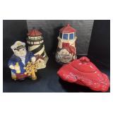 4 Oceanic Cookie Jars.
