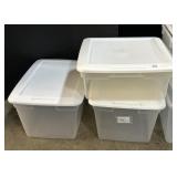9 Storage Totes.