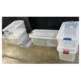 7 Storage Totes.