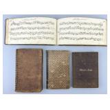 Early 1800s Religious Books, Music Ledger.