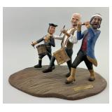 Collectible Folk Art "Spirit of ï¿½76" Scene.