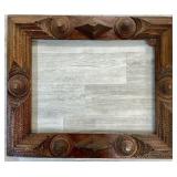 Large Tramp Art Picture Frame.