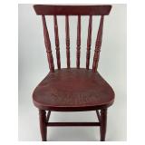 Childï¿½s Robesonia Furniture & Undertaking Chair.