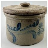 Shenfelder Reading, PA Stoneware Cake Crock.